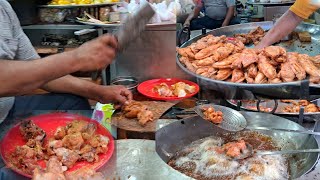 Haji Mohd Hussain Fried Chicken 😋 | Jama Masjid Old Delhi |  ऐसा Chicken Fry क़भी नहीं खाया होगा