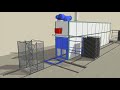 Tunnel dryer С-6000  (animation)