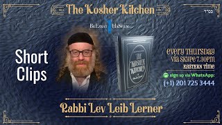 Transmittal of Taste Through Salting  (The Kosher Kitchen)