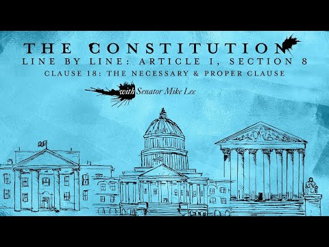 What is the meaning of Article 1 Section 8 of the Constitution?