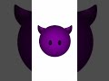 smiling face with horns 😈 trending shortsfeed devil emoji drawing