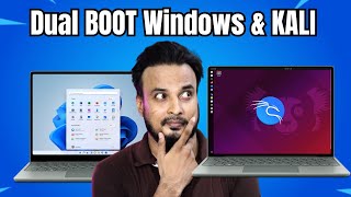 How to Dual boot Windows 10/11 and KALI Linux in 2024 (EASY) Dual boot Windows 11 in kali linux