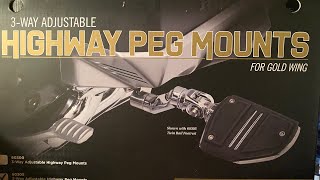 Installation of Goldstrike -3-Way Adjustable Highway Peg Mounts: DIY Guide