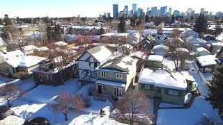 CALGARY INNER CITY - Great Aerial Listing for 523 18 Ave NW