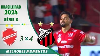 Vila Nova 3 x 4 Ituano | série B 2024 | GOLS do Jogo | Futebol NORTISTA é aqui