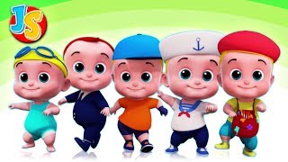 Five Little Babies jumping On The Bed | Best Nursery Rhymes and Kids Songs | Children Rhyme