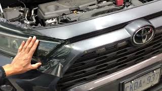 HOW TO TINT CAR HEADLIGHTS HOW TO TINT RAV4 HEADLIGHTS USING ORACAL 8300 LIGHT SMOKE TINT