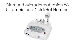 Diamond Microdermabrasion With Ultrasonic And Cold/Hot Hammer