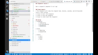 Code the Dream - React Class - Stopwatch Initial State