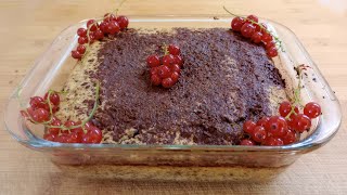 The perfect recipe for cottage cheese casserole with chocolate! Cheap, fast and very tasty!