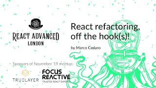 React refactoring, off the hook(s)! – Marco Cedaro