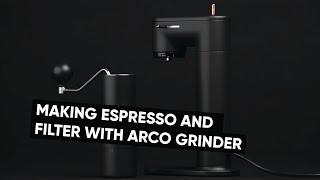 MAKING ESPRESSO AND FILTER WITH ARCO GRINDER‼️