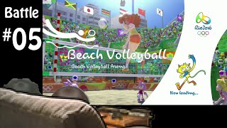 Beach Volleyball - Battle #05 -  Mario and Sonic Olympics Rio 2016