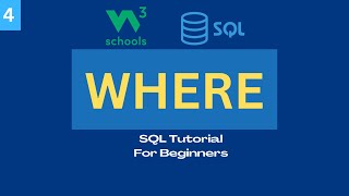 SQL Tutorial for Beginners - 2024 | WHERE| W3 Schools SQL Certification