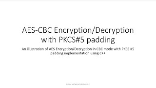 AES-CBC Encryption with PKCS5 padding in C++