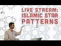 Coding Train Live 75: Islamic Star Patterns