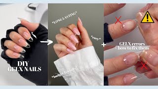 GELX nails not lasting?... FIX IT by doing this  *LASTS 3+ WEEKS* (Tutorial)