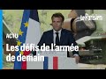 «L'Europe n'est plus à l'abri»: Emmanuel Macron donne sa vision de l'armée française du futur