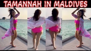 Tamannah Maldives pink bikini | Summer holiday | vacation mood | moveandpick resorts | actress beach