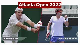 Atlanta Open 2022: John Isner vs Ben Shelton
