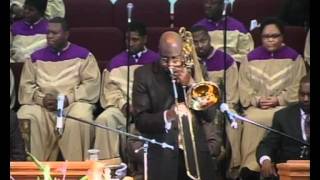 COGIC Trombonist Terrance Curry plays \