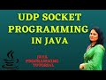 UDP Socket Programming in Java | Client-Server Program Using UDP  in Java