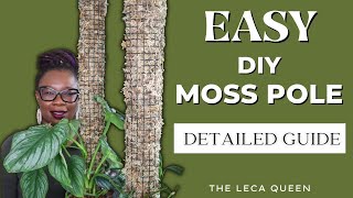 How to Make a SIMPLE Moss Pole - Step by Step For Beginners