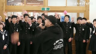 桜風味のアイス食べ、合格目指す　井川義務教育学校