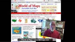 Downloading and Sharing World of Maps PowerPoint Maps with Your Staff