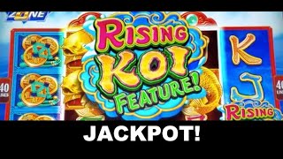 Rising Koi JACKPOT!!  My favorite Konami slot game @ San Manuel