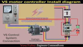 VS Motor Connection Diagram | Engineers CommonRoom ।Electrical Circuit Diagram