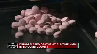 Drug related deaths at all-time high in Macomb County