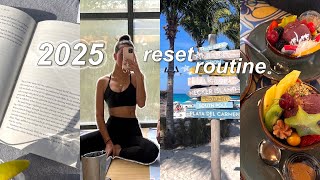 2025 reset vlog 🌟 | realistic resolutions, decluttering, vision boards, \u0026 creating new habits