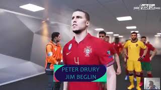 PES 2021 | PORTUGAL vs CROATIA | Nations League | C.Ronaldo vs L.Modric | Gameplay PC Mod