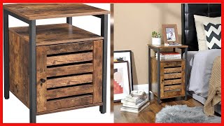 Great product -  VASAGLE Nightstand, End Table with Open Shelf, Side Table, Inner Adjustable Shelf,