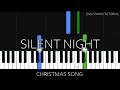 Christmas - Silent Night (Easy Piano Tutorial)