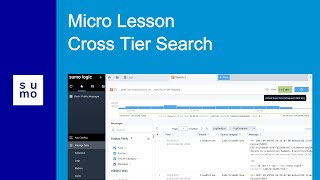 Microlesson: Cross Tier Search