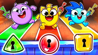 Magic Cube Challenge Song 🟩🟨🟥 Best Kids Songs 😻🐨🐰🦁 And Nursery Rhymes by Baby Zoo