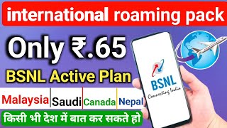 BSNL 2 रिचार्ज Plan ₹65 और ₹88 नेपाल Or USA सस्ते टैरिफ Bsnl 57.Rs Plan Details Bsnl Nepal Plan 2024