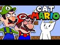 Mario Plays CAT MARIOOO!!! Ft. Luigi