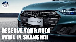 Priced at $108,000! Made-in-Shanghai Audi starts getting reservations