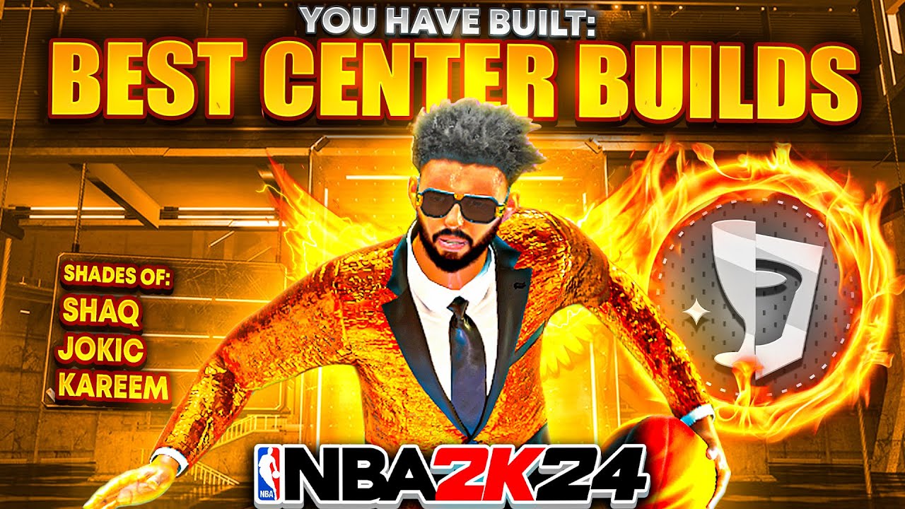 BEST CENTER BUILD In NBA 2K24! BEST INSIDE & POPPER BUILD NBA 2K24 ...