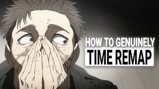 How to genuinely time remap (after effects)