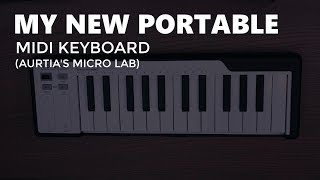 My New Portable Midi Keyboard Arturia's Microlab