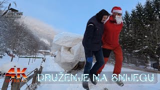 KAKO JE DEDA MRAZ DOŠAO NA KISELJAK! KSC Kiseljak - Dabravine /druženje na snijegu #dronekamenjas