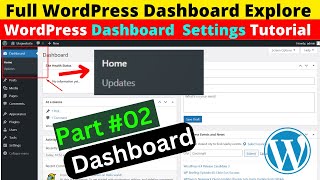 WordPress Dashboard settings Tutorial, Part #2