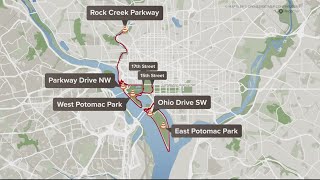 Road closures for DC Half Marathon