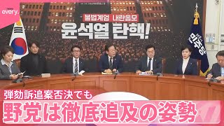 【韓国】尹大統領の弾劾訴追案、否決の場合でも…野党は徹底追及の姿勢