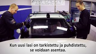 Tuulilasin vaihto Tampereen Autolasipalvelussa