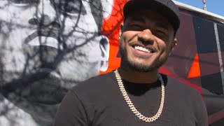 Josef Martinez Visits His Mural And Meets The Artist Behind It